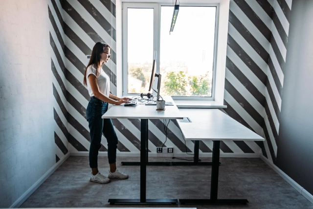 bureau réglable en hauteur