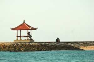 Plage de Sanur en Indonésie