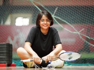 joueur de badminton