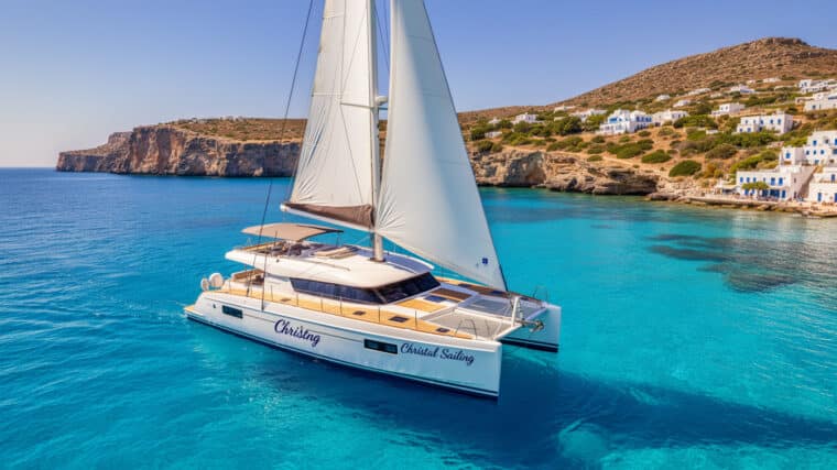 partez à l'aventure avec christal sailing et découvrez la crète lors d'une croisière en catamaran unique, alliant confort et authenticité pour un séjour inoubliable.