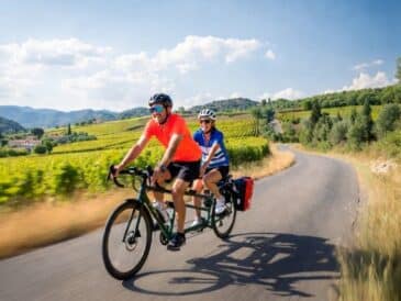 cyclotourisme en tandem