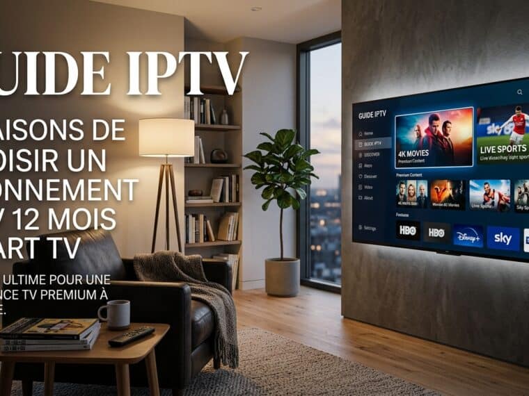 abonnement iptv 12 mois smart tv