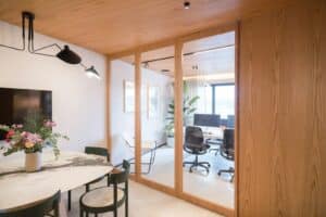 Cloison en bois