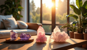 Purifiez les énergies de votre espace de vie avec le crystals home decor