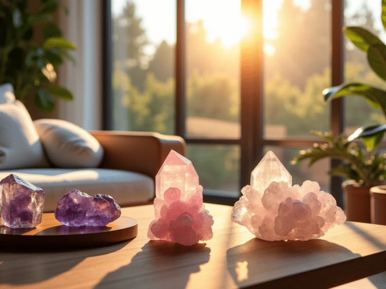 Purifiez les énergies de votre espace de vie avec le crystals home decor